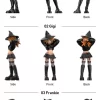 Figuras de Peach Riot Witchy Punk