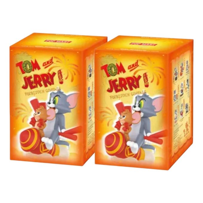 Figuras de Tom y Jerry Brújula Prohibida (caja sellada, 2 cajas sorpresa)