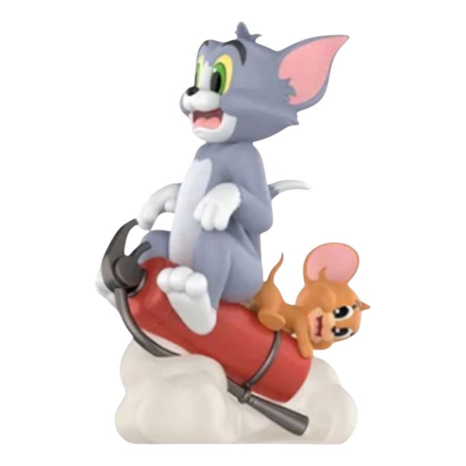 Figuras de Tom y Jerry con la brújula prohibida “Asalto con extintor”