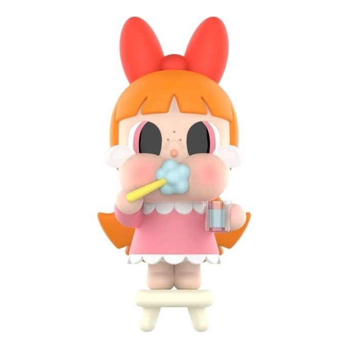 Figuras de vinilo CryBaby de Pop Mart x Las Chicas Superpoderosas “Brushing Teeth Blossom”