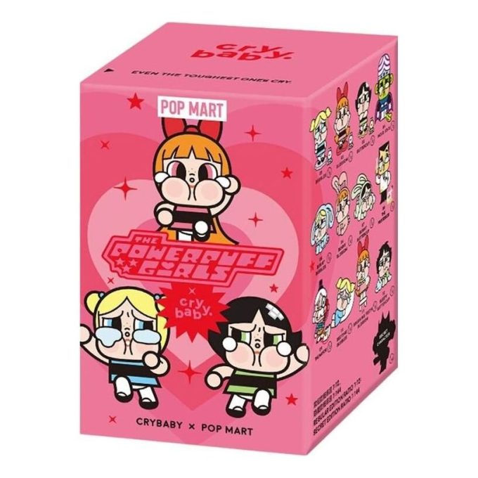 Figuras de vinilo CryBaby de Pop Mart x Powerpuff Girls (caja sellada, 1 caja sorpresa)