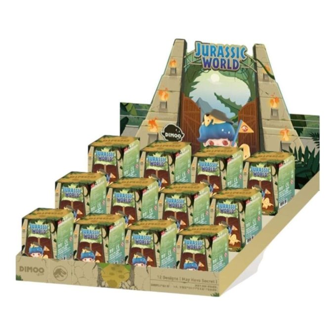Figuras Dimoo Jurassic World en caja sellada (12 cajas sorpresa)