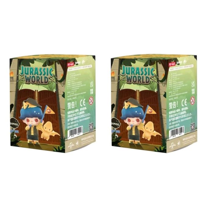 Figuras Dimoo Jurassic World en caja sellada (2 cajas sorpresa)