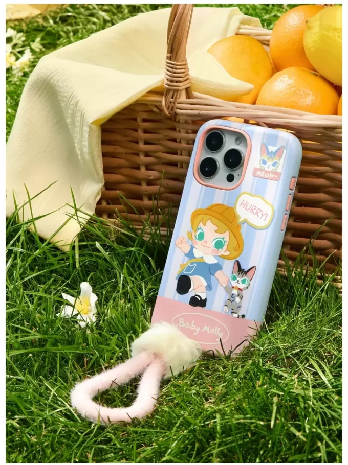 Funda para teléfono de la serie Baby Molly y Baby Tabby