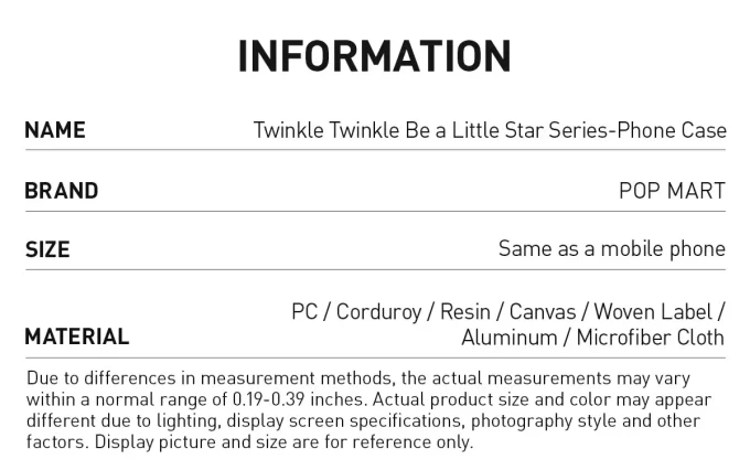 Funda para teléfono Twinkle Twinkle Be A Little Star