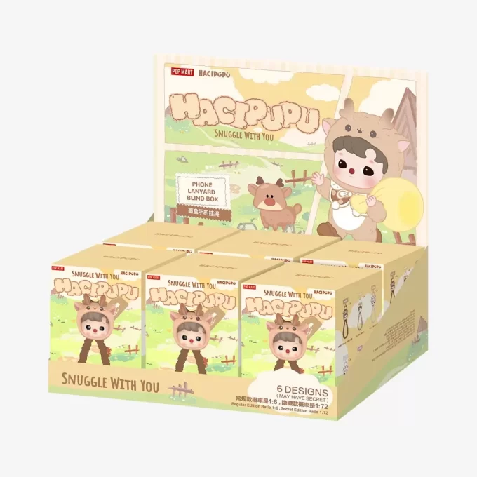 HACIPUPU Serie Acurrucarse Contigo – Caja Sorpresa con Cordón para Teléfono HACIPUPU Serie Acurrucarse Contigo – Caja Sorpresa con Cordón para Teléfono