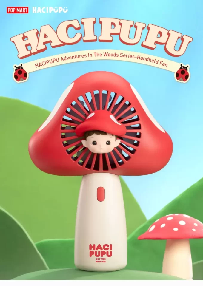 HACIPUPU Serie Aventuras en el Bosque – Ventilador de Mano