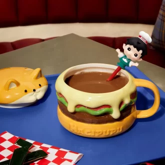 HACIPUPU-Serie Máquina del Tiempo Rodante-Taza de Cerámica