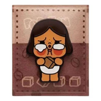 Imán para nevera de la fábrica de café Pop Bean “Condimento de azúcar dorado Crybaby”
