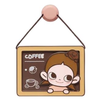Imán para nevera de la fábrica de café Pop Bean “Mezcla especial Zsiga”