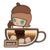 Imán para nevera de la fábrica de café Pop Bean “Molly Stir with Sugar”