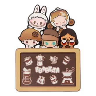 Imán para nevera de Pop Bean Coffee Factory “Combo familiar de café”, edición secreta