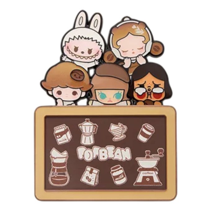 Imán para nevera de Pop Bean Coffee Factory “Combo familiar de café”, edición secreta