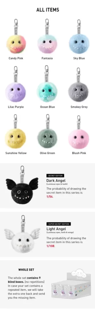 INSTINCTOY FLUFFY-Colgante de peluche 2