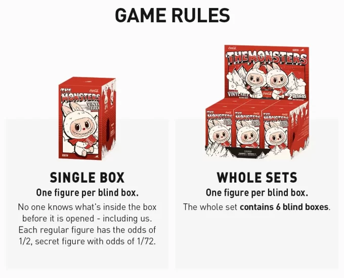LA SERIE MONSTRUOS COCA-COLA – Caja sorpresa con cara de vinilo LA SERIE MONSTRUOS COCA-COLA – Caja sorpresa con cara de vinilo