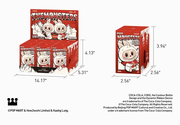 LA SERIE MONSTRUOS COCA-COLA – Caja sorpresa con cara de vinilo LA SERIE MONSTRUOS COCA-COLA – Caja sorpresa con cara de vinilo