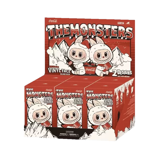 LA SERIE MONSTRUOS COCA-COLA – Caja sorpresa con cara de vinilo LA SERIE MONSTRUOS COCA-COLA – Caja sorpresa con cara de vinilo