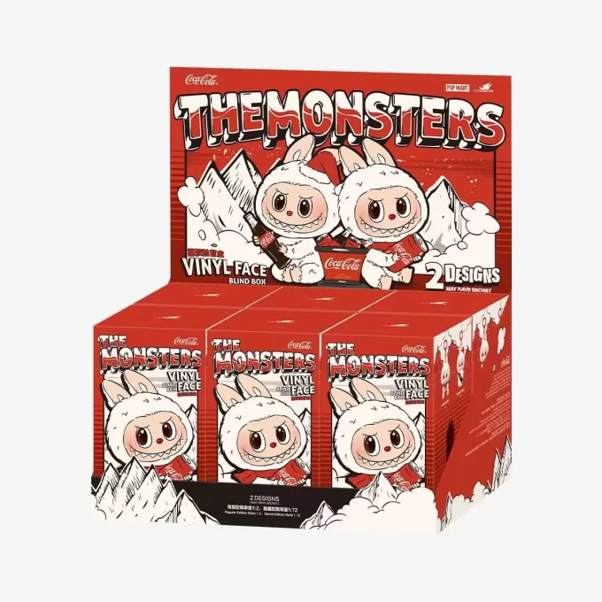 LA SERIE MONSTRUOS COCA-COLA – Caja sorpresa con cara de vinilo LA SERIE MONSTRUOS COCA-COLA – Caja sorpresa con cara de vinilo