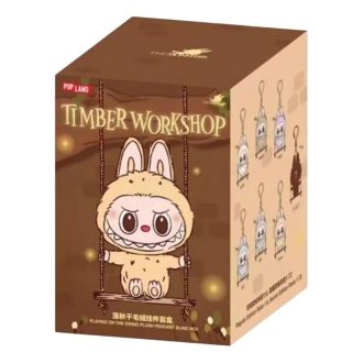 Labubu The Monsters Timber Workshop Playing on the Swing Colgante Pop Land Estuche Sellado Exclusivo (1 Caja Sorpresa)