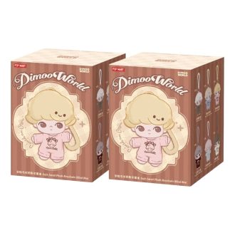 Llavero de peluche Dimoo “Crush on Coffee” (caja sellada, 2 cajas sorpresa)