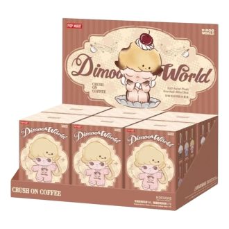 Llavero de peluche Dimoo “Crush on Coffee” (caja sellada, 6 cajas sorpresa)