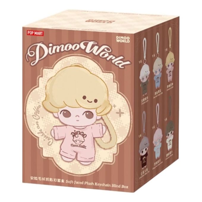 Llavero de peluche Dimoo “Crush on Coffee” (caja sorpresa)