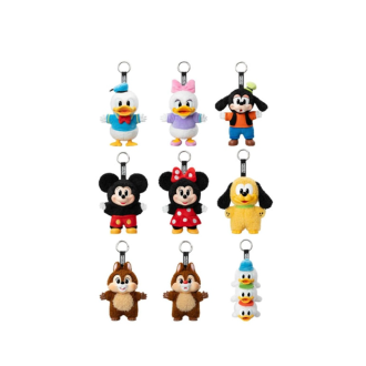Llavero Disney Mickey Family Together en estuche sellado (1 caja sorpresa)