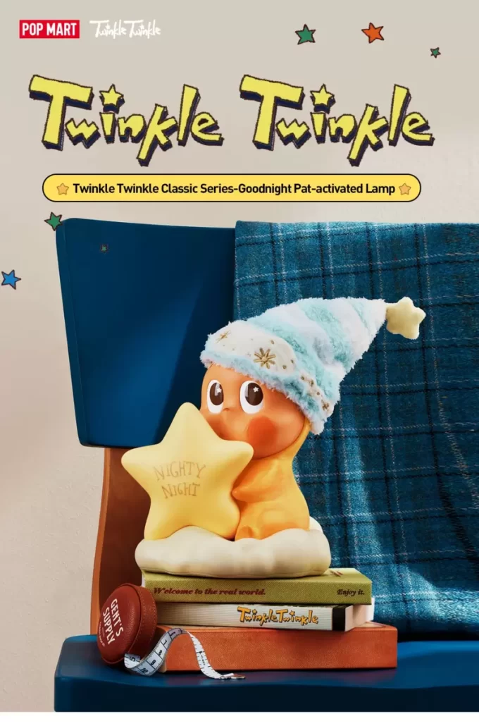 Lámpara activada por Pat, serie Twinkle Twinkle Classic – Buenas noches
