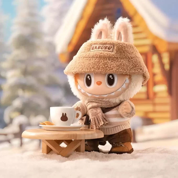 LOS MONSTRUOS – DRESS BE LATTE Muñeco de peluche de vinilo