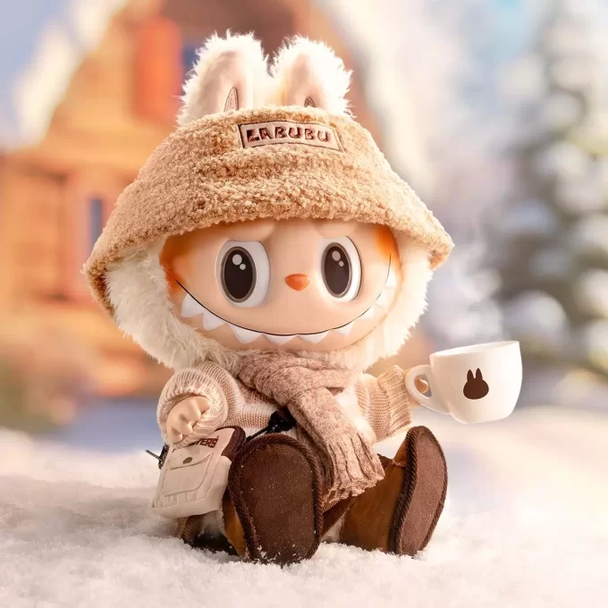 LOS MONSTRUOS – DRESS BE LATTE Muñeco de peluche de vinilo