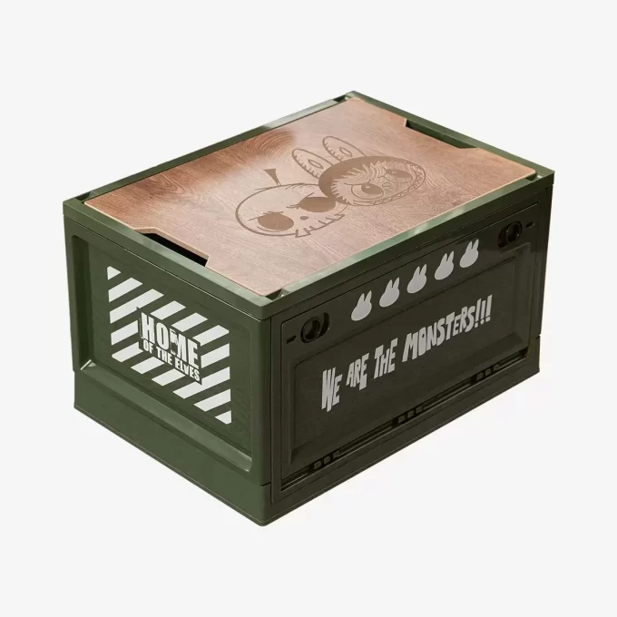 LOS MONSTRUOS Serie El Hogar de los Elfos – Caja de Almacenamiento (Blanca, Verde y Azul)