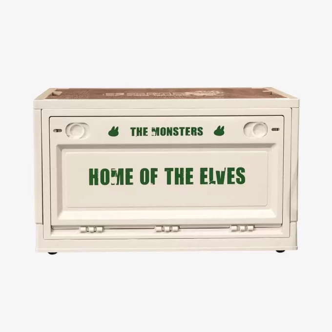LOS MONSTRUOS Serie El Hogar de los Elfos – Caja de Almacenamiento (Blanca, Verde y Azul)