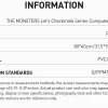 LOS MONSTRUOS Serie Let’s Checkmate – Tapete de escritorio para computadora