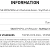 LOS MONSTRUOS Serie Let’s Checkmate – Tarjeta colgante de vinilo de peluche