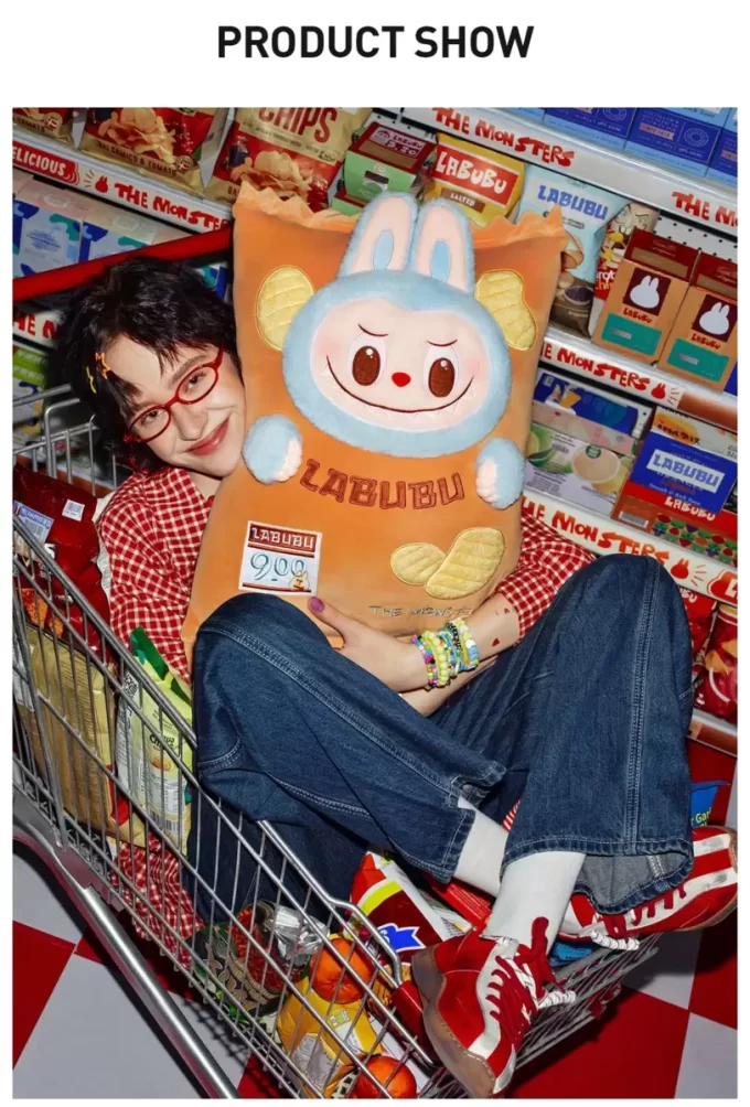 LOS MONSTRUOS Serie Wacky Mart-Almohada (Papas Fritas)
