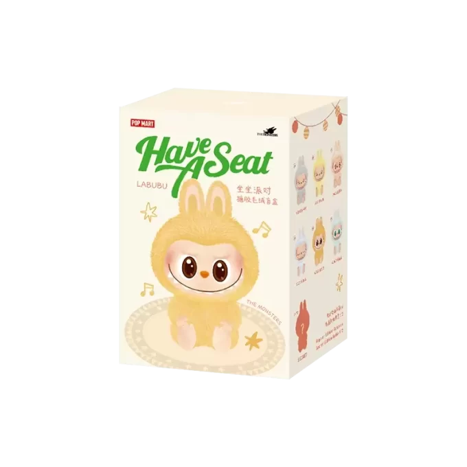 LOS MONSTRUOS – Siéntate en una caja sorpresa de peluche de vinilo LOS MONSTRUOS – Siéntate en una caja sorpresa de peluche de vinilo