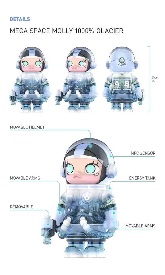 MEGA COLECCIÓN 1000% ESPACIO MOLLY Glaciar