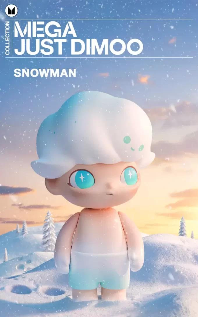MEGA COLECCIÓN 1000% JUST DIMOO Muñeco de nieve