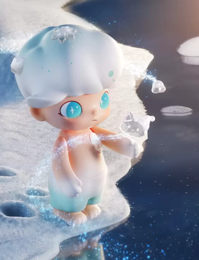MEGA COLECCIÓN 1000% JUST DIMOO Muñeco de nieve