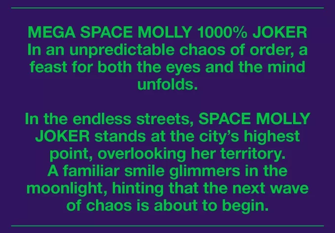 MEGA ESPACIO MOLLY 1000% JOKER MEGA ESPACIO MOLLY 1000% JOKER