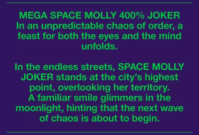 MEGA ESPACIO MOLLY 400% JOKER MEGA ESPACIO MOLLY 400% JOKER