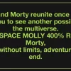 MEGA ESPACIO MOLLY 400% Rick y Morty MEGA ESPACIO MOLLY 400% Rick y Morty