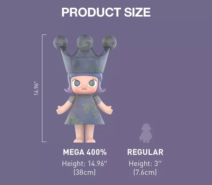 MEGA ROYAL MOLLY 400% Monet-Les Nymphéas MEGA ROYAL MOLLY 400% Monet-Les Nymphéas