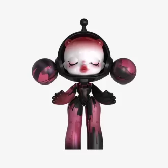 MEGA α SKULLPANDA 400% Cristal Rojo