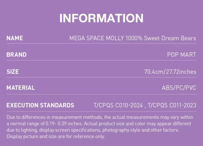 MEGA SPACE MOLLY 1000% Ositos de dulces sueños MEGA SPACE MOLLY 1000% Ositos de dulces sueños