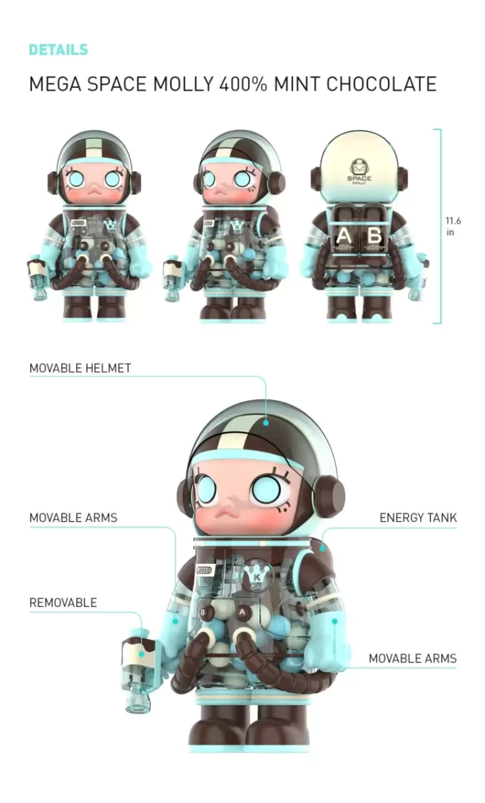 MEGA SPACE MOLLY 400% Chocolate con menta