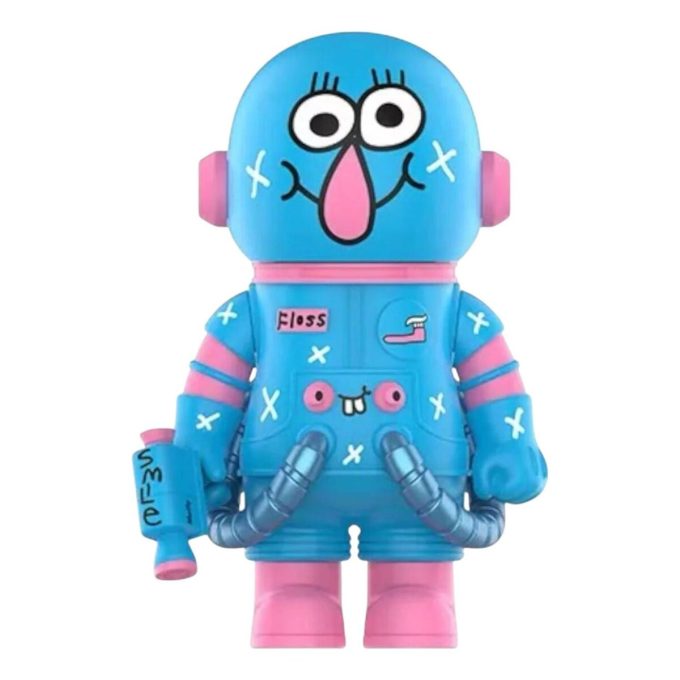 Mega Space Molly 400% Jon Burgerman Cadetes Espaciales “Floss”