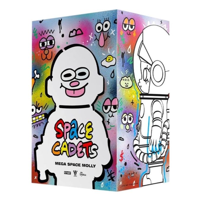 Mega Space Molly 400% Jon Burgerman Space Cadets Cajas selladas (1 caja sorpresa)