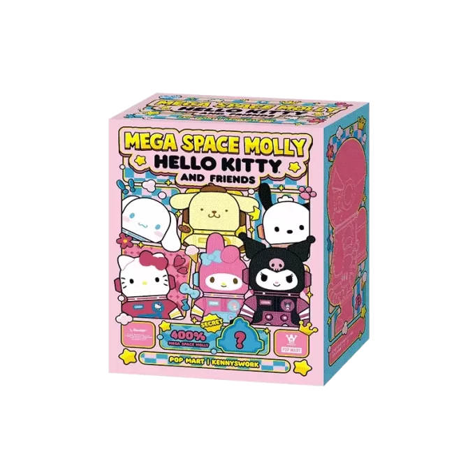 MEGA SPACE MOLLY 400% Serie Hello Kitty y sus amigos
