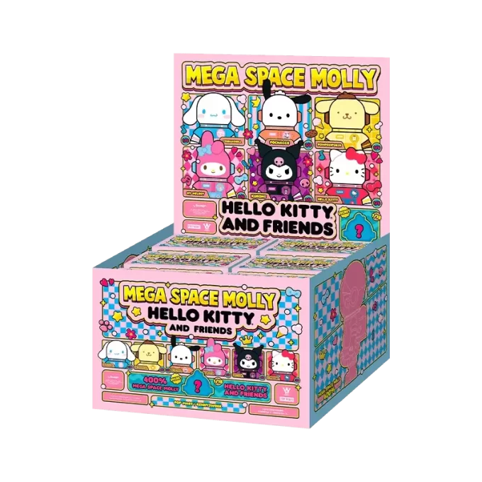 MEGA SPACE MOLLY 400% Serie Hello Kitty y sus amigos